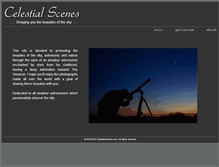 Tablet Screenshot of celestialscenes.com